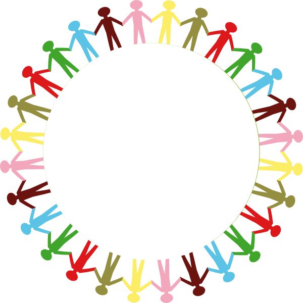 600x600 Free Stick People Clip Art Holding Hands Stick People Multi