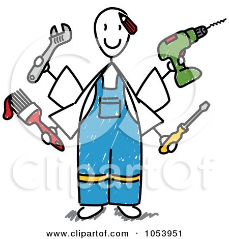 450x470 Royalty Free Vector Cliprt Illustration Of Stick Boy
