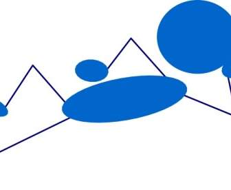 336x276 Waving Blue Stick Man Clip Art Vector Clip Art Free Vector Free