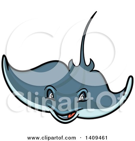 450x470 Royalty Free (Rf) Clipart Of Stingrays, Illustrations, Vector