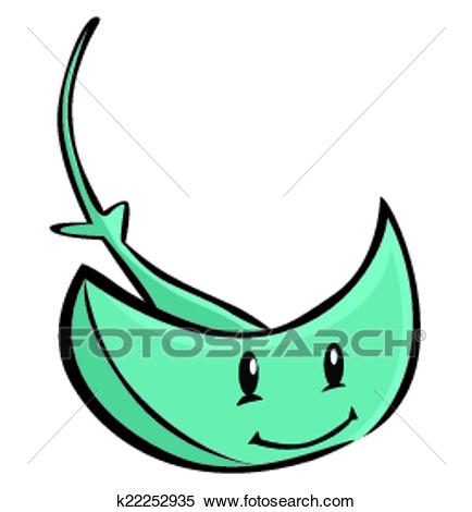 434x470 Stingray Clipart Angry