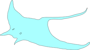 300x169 Stingray Png, Svg Clip Art For Web