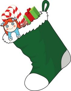 235x300 Christmas Dancers Clip Art Free Free Stocking Clipart Image