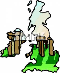 248x300 Stonehenge On A Map Of The United Kingdom