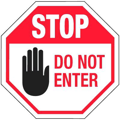 400x400 Do Not Enter Sign Clip Art Reflective Parking Lot Signs Stop Do