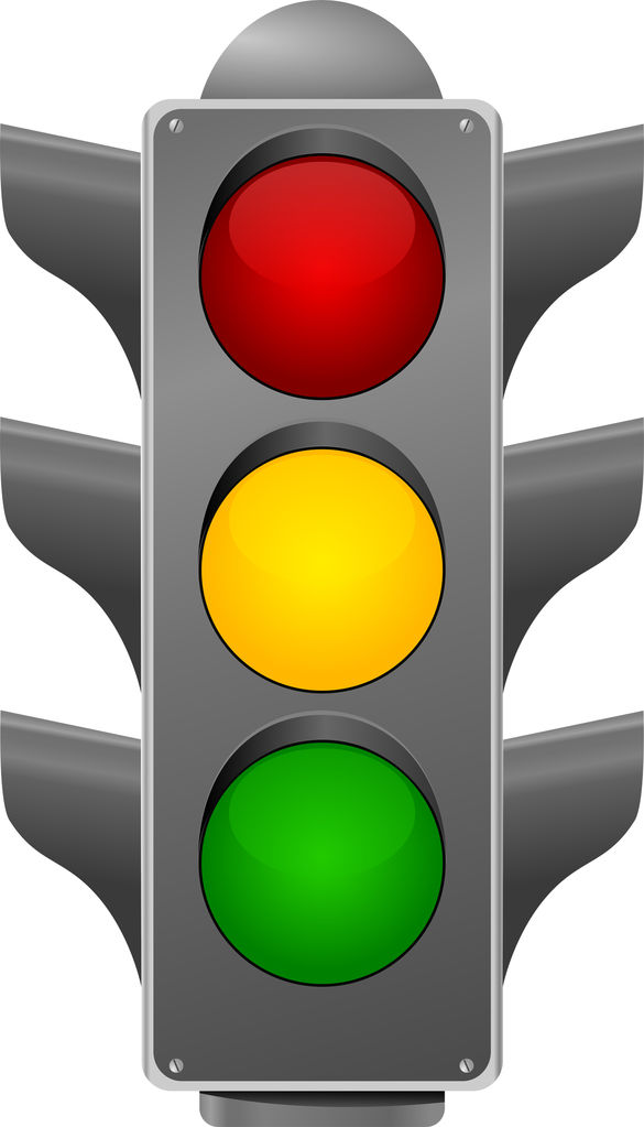 585x1023 Traffic Light Clipart Simbol