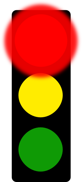 264x587 Red Stop Light Clip Art Clipart Panda