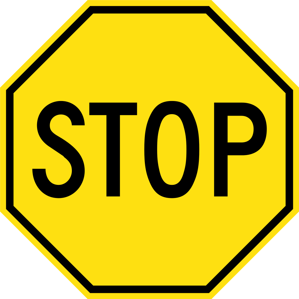 1024x1024 Fileyellow Stop Sign.svg
