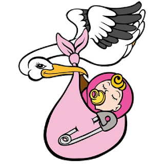 320x320 Stork Amp Baby Clipart