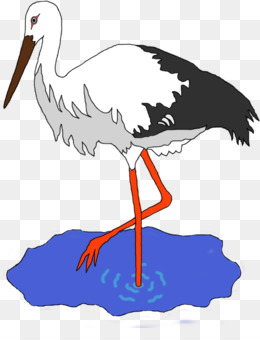 260x340 Bird White Stork Clip Art