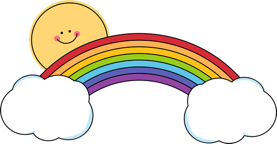 550x286 Sun And Rainbow. Weather Clip Art Rainbows, Clip