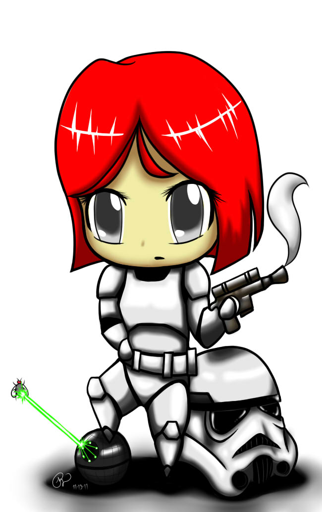 650x1033 Chibi Stormtrooper By Mr Dinosaur