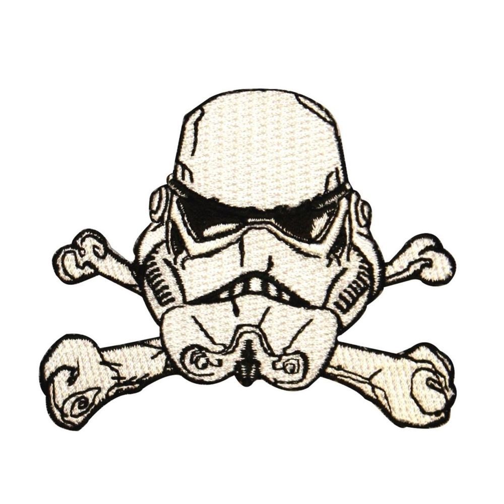 1000x1000 Disney Star Wars Stormtrooper Crossbones Patch Officially Licensed