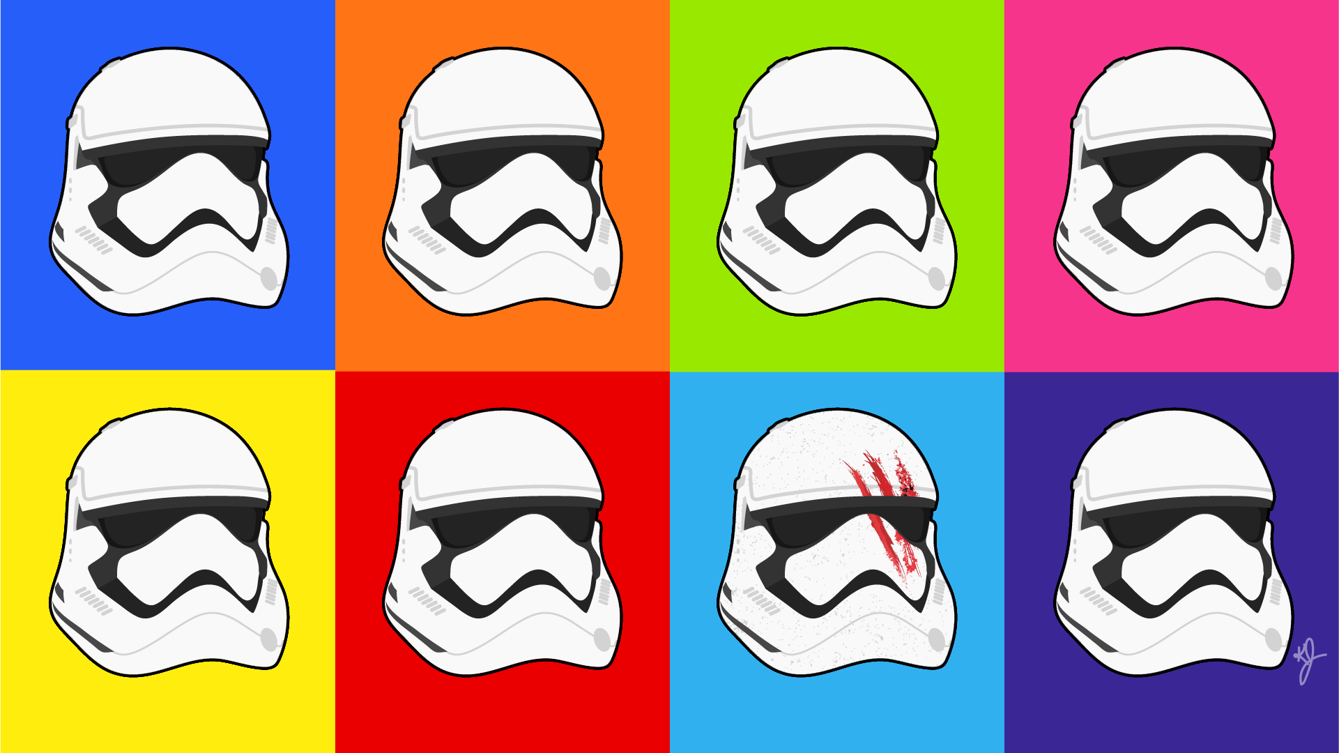 1921x1080 Stormtrooper Pop Art Krystal Jayde