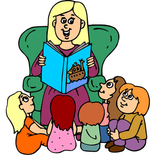 500x500 Clip Art Person With Story Clipart