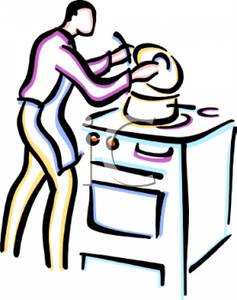 237x300 A Man Cooking At The Stove