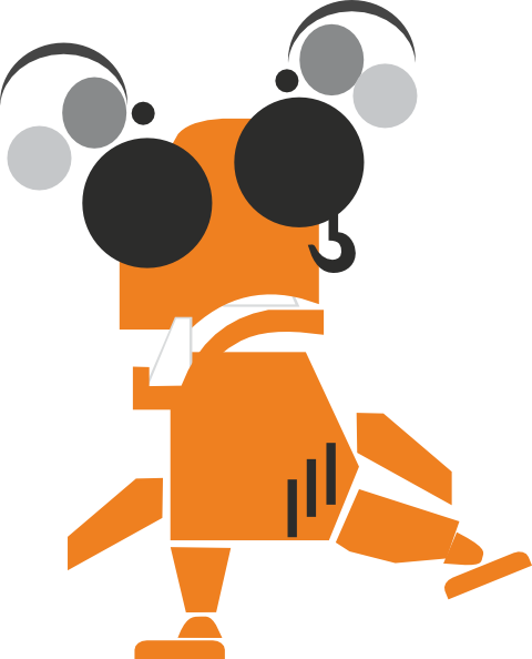 480x594 Strange Robot Clip Art