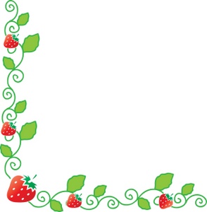 294x300 Strawberry Border Clip Art Clipart
