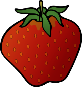 282x299 Strawberry Clip Art Free Vector 4vector