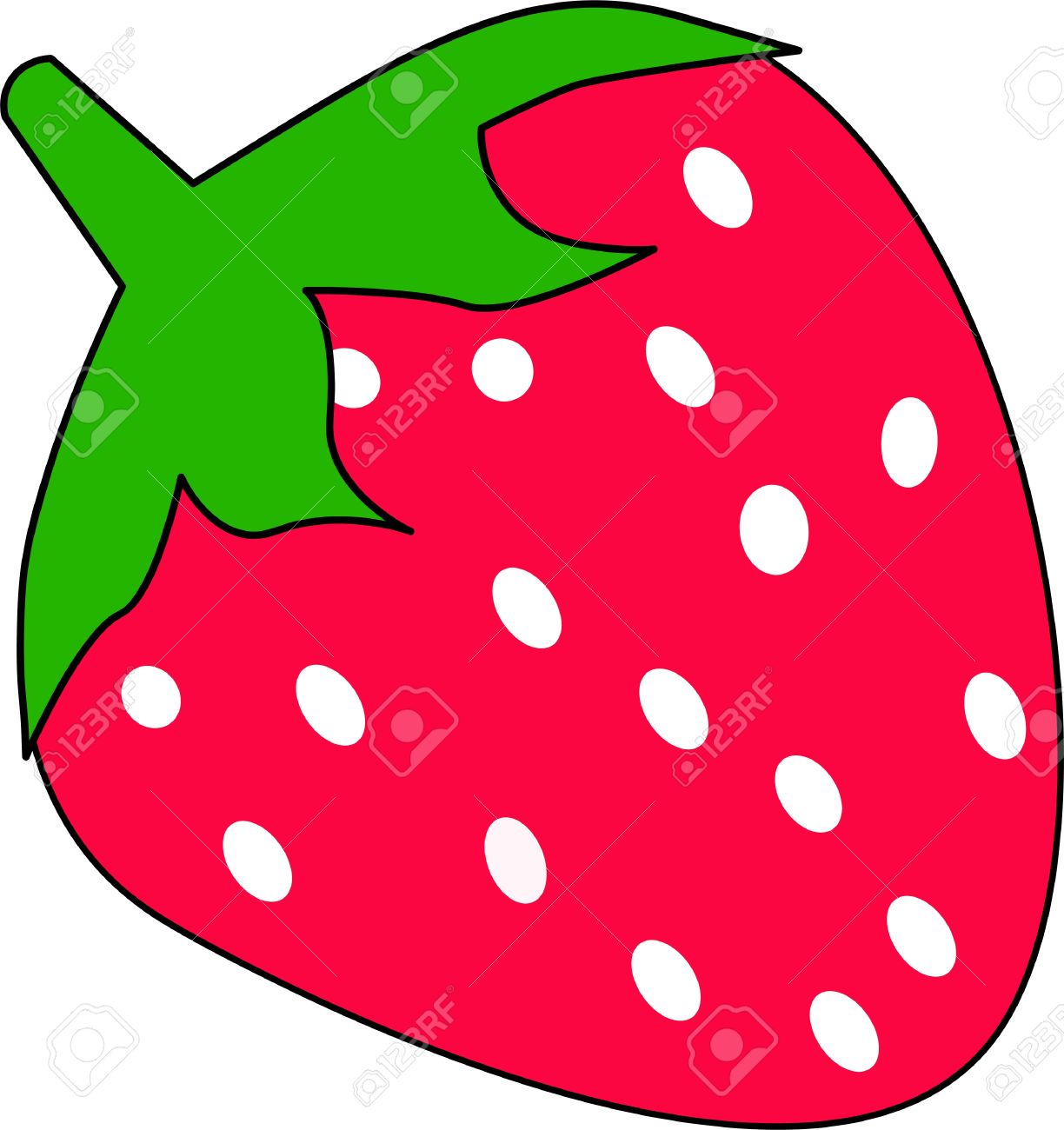 1224x1300 Cartoon Strawberry Clip Art