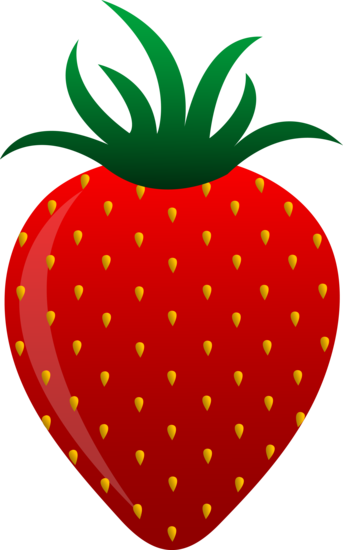 343x550 Free Clip Art Of A Sweet Red Strawberry Sweet Clip Art