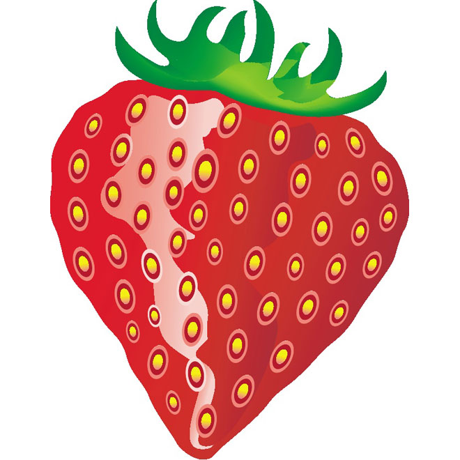 660x660 Strawberry Clip Art Free Vector 123freevectors