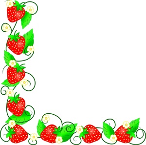 300x297 Strawberry Clipart Border Clipart Panda