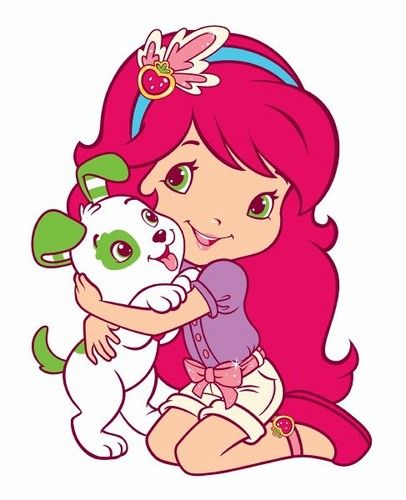 406x500 Strawberry Shortcake. An Illustration