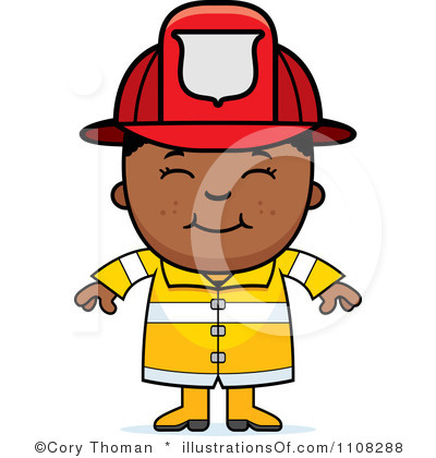 400x420 Firefighter Cartoon Black And White Clipart Panda