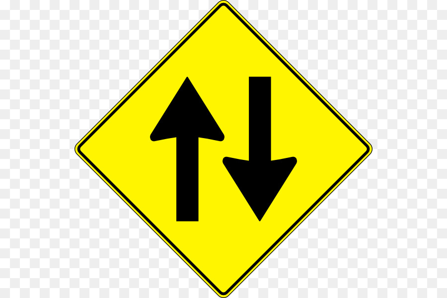 900x600 Traffic Sign One Way Traffic Two Way Street Clip Art