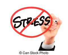 240x194 No Stress Words Written By Hand On A Transparent Board Clip Art