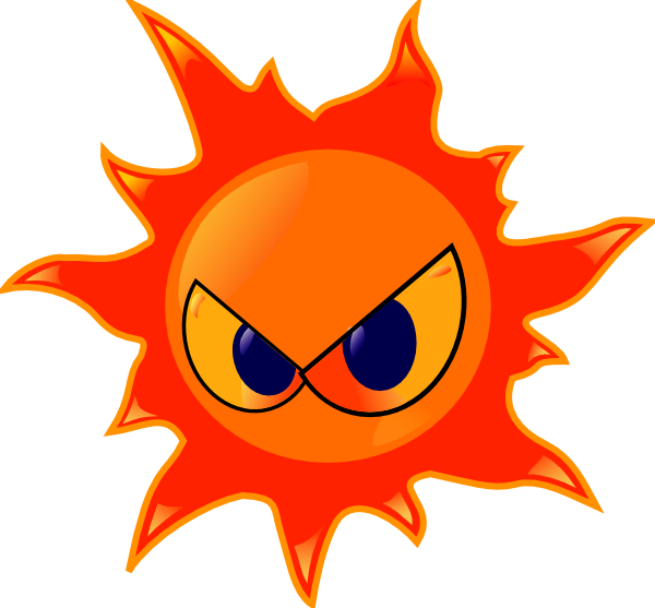 600x557 Heat Stress Free Clipart