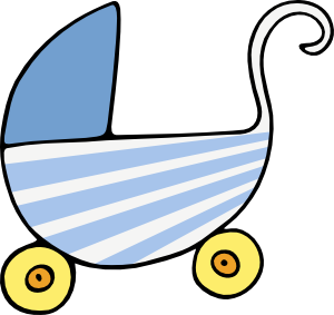 300x283 Baby Stroller Clip Art Free Vector 4vector