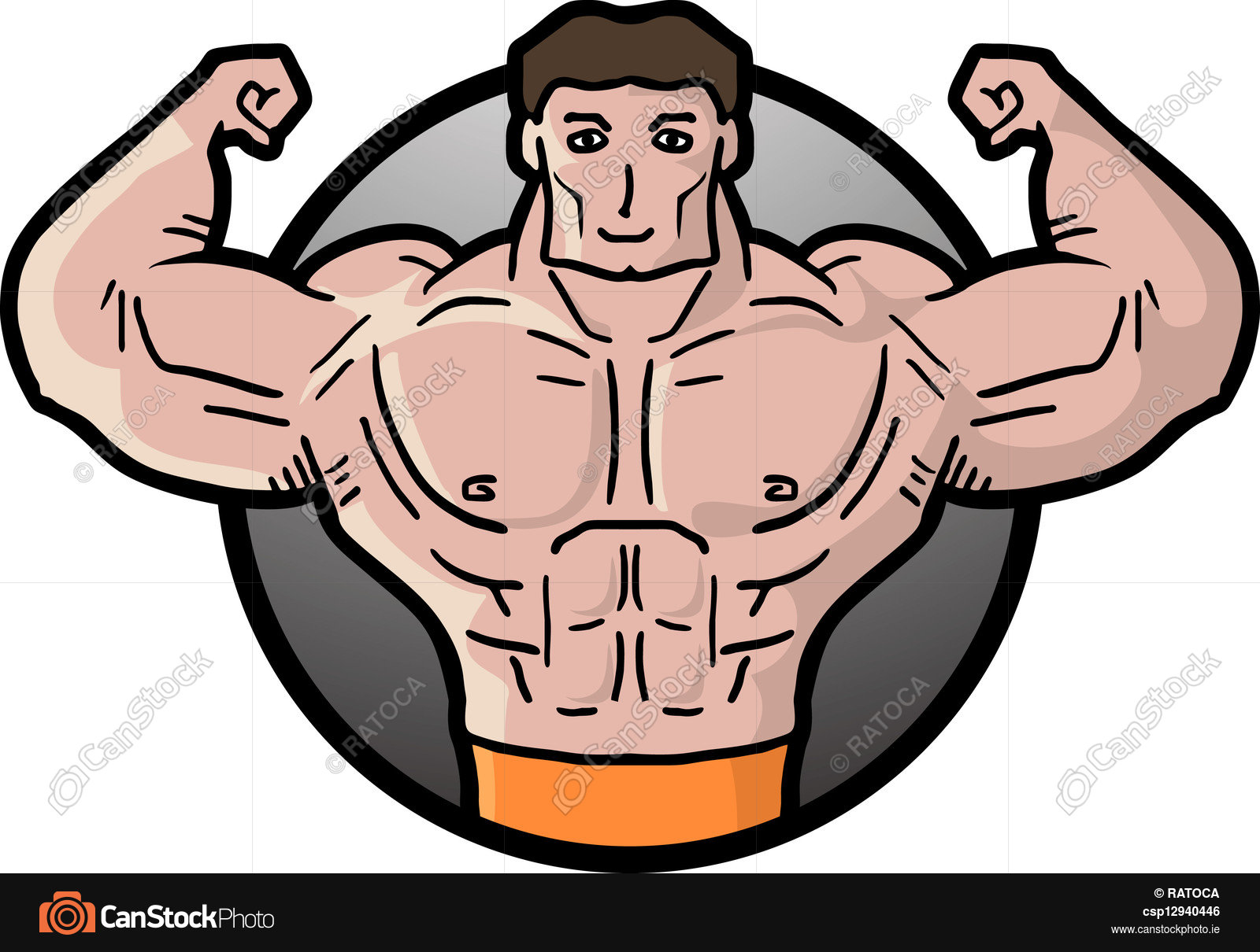 1600x1210 Creative Design Of Strong Man Eps Vector
