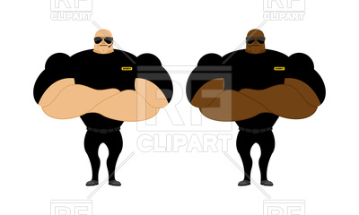 400x240 Security Guards, Bodybuilder, Powerful People With Big Biceps