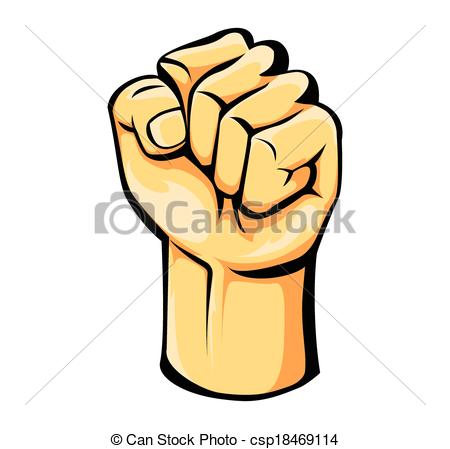 450x449 Strong Hand Vector Clip Art