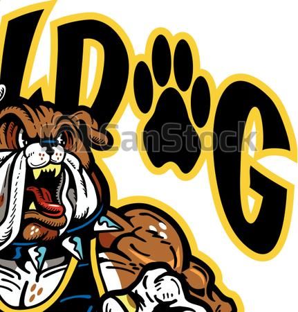 431x450 Vector Of Bulldog Power Team Design With Strong Bulldog Mascot
