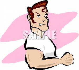 300x268 A Strong Man In A White T Shirt