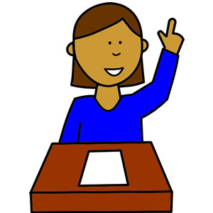 300x300 Student Raising Hand Clip Art 101 Clip Art