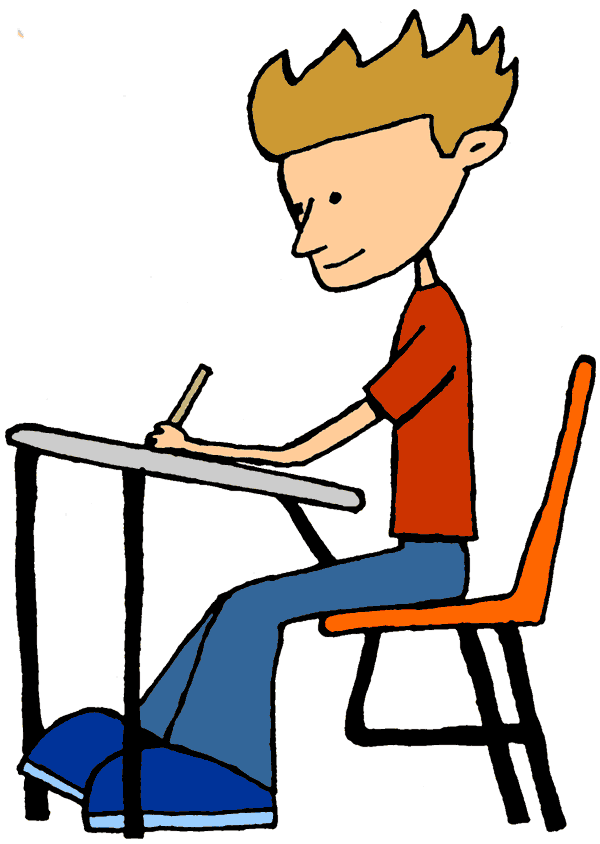 600x844 Student Sitting At Desk Clipart Free Download Clip Art
