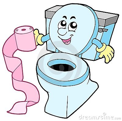 400x396 Baby Toilet Paper Clipart