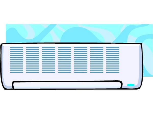 600x449 Air Conditioning System Clipart