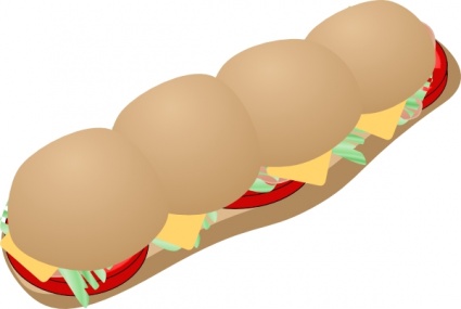 425x285 Sandwich Clipart Submarine Sandwich Clip
