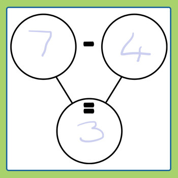 350x350 Templates For Subtraction Math Blank Clip Art Set For Commercial Use