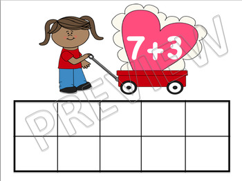 350x262 Ten Frame Addition To 100 Teaching Resources Teachers Pay Teachers
