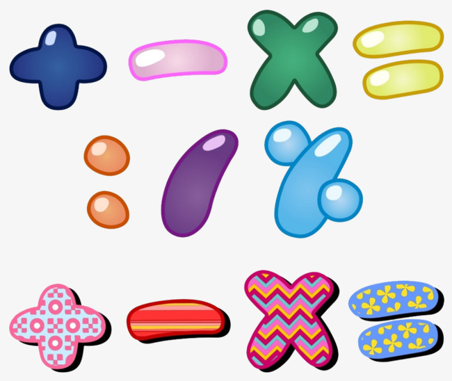 650x548 Addition And Subtraction Multiplication And Division, Color