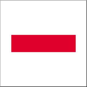 304x304 Clip Art Math Symbols Set 1 Subtraction Color I