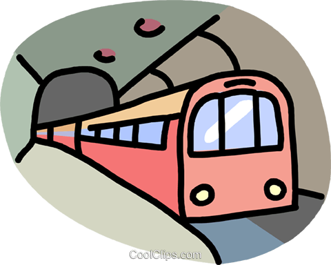 480x384 Transportation, Subway Royalty Free Vector Clip Art Illustration