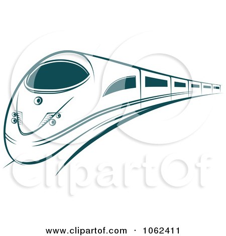 450x470 Clipart Green Subway Train 2