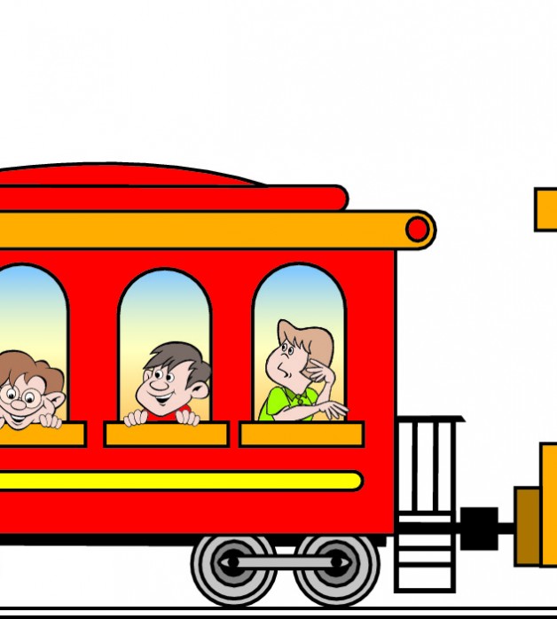 628x698 Train Junction Clipart